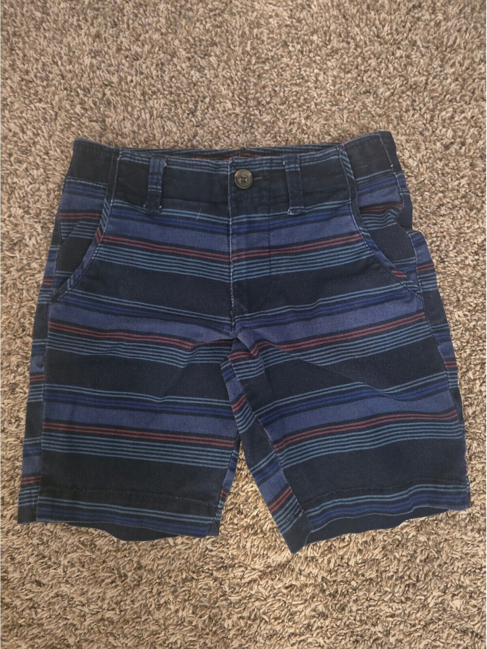 Urban Pipeline Boys' Striped Cotton Stretch Shorts Size 8